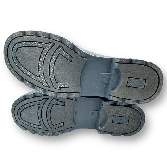 New Western Chief Womens Pretty Pattern Printed Tall Rain Boots Navy Blue Size 6 - Picture 11 of 12